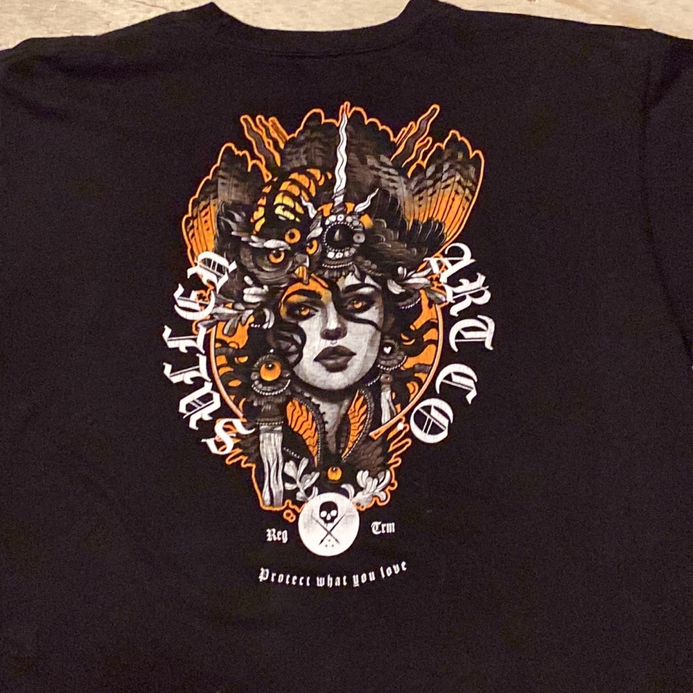 Sullen Art protect what you love  Reg Trm tattoo artist mens shirt